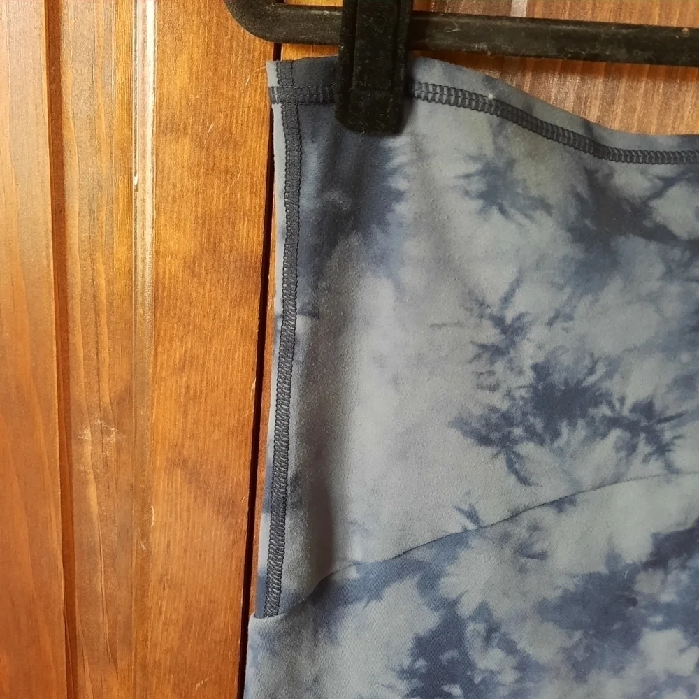 Threads 4 Thought ReActive navy blue gray tie dye maternity leggings size large - Picture 4 of 12